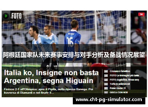 阿根廷国家队未来赛事安排与对手分析及备战情况展望