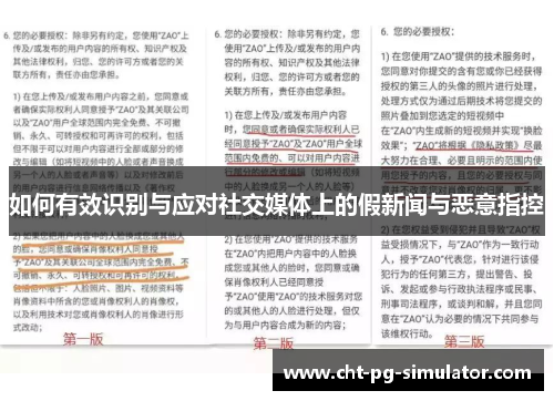 如何有效识别与应对社交媒体上的假新闻与恶意指控